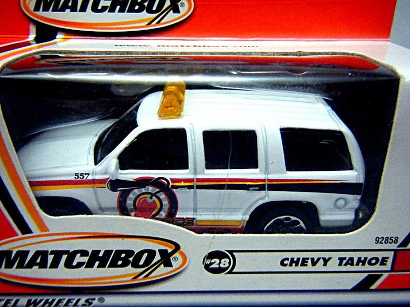 Matchbox, Chevy, Tahoe, Fire Truck