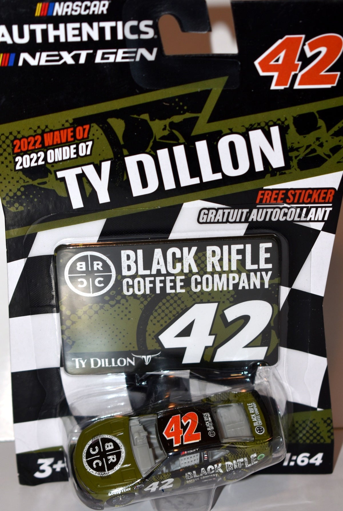 NASCAR Authentics - Ty Dillon  Black Rifle Coffee Company Chevrolet Camaro