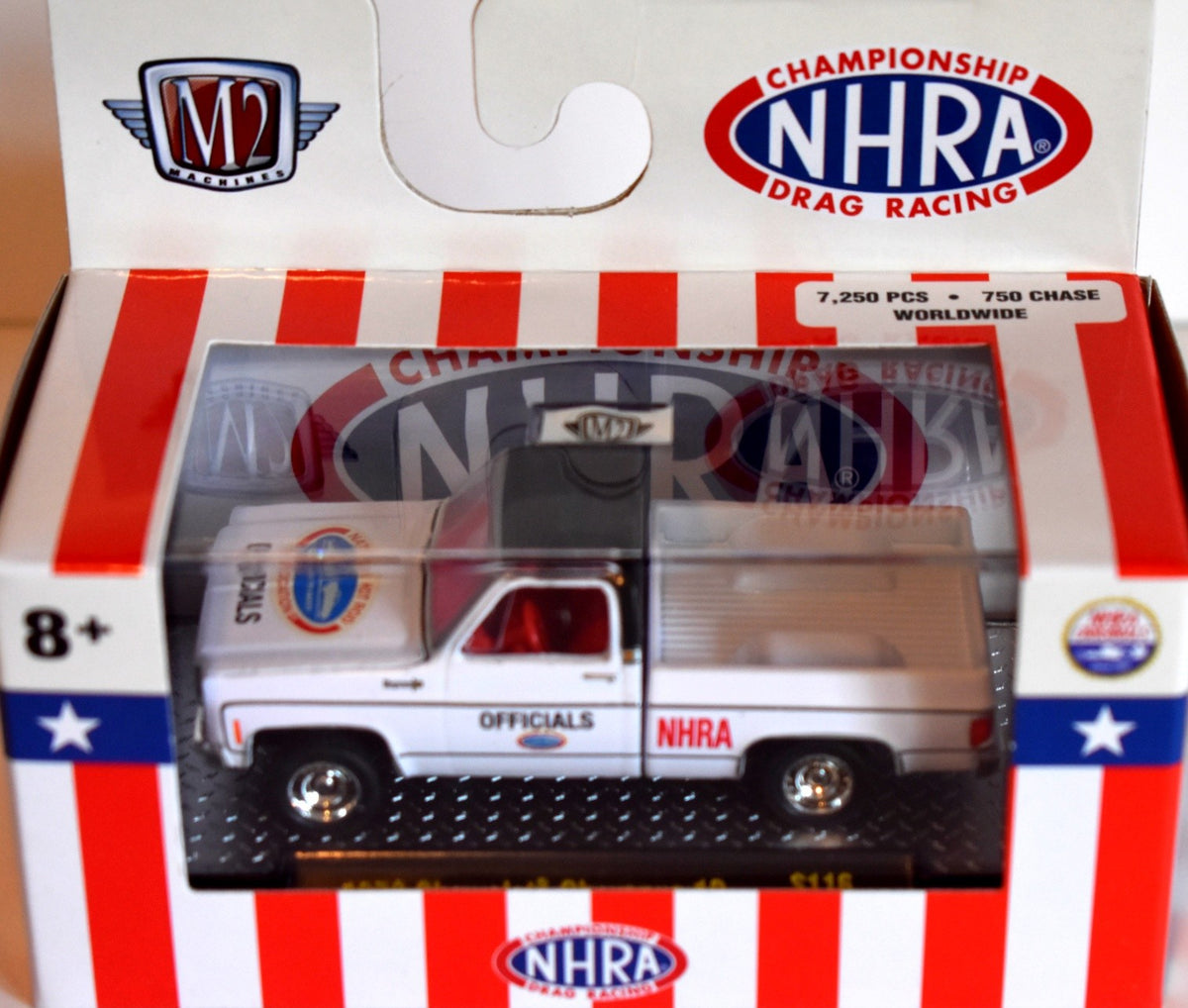 M2 Machines - NHRA Series - 1973 Chevrolet Cheyenne 10 NHRA Track Officials Pickup Truck