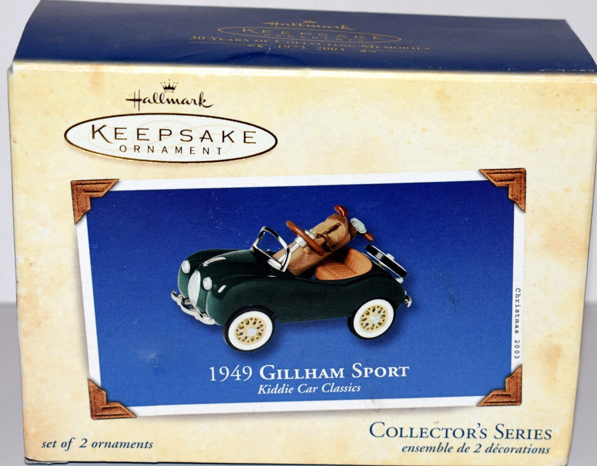 Hallmark - 1949 Gillham Scott Pedal Car with Golf Clubs