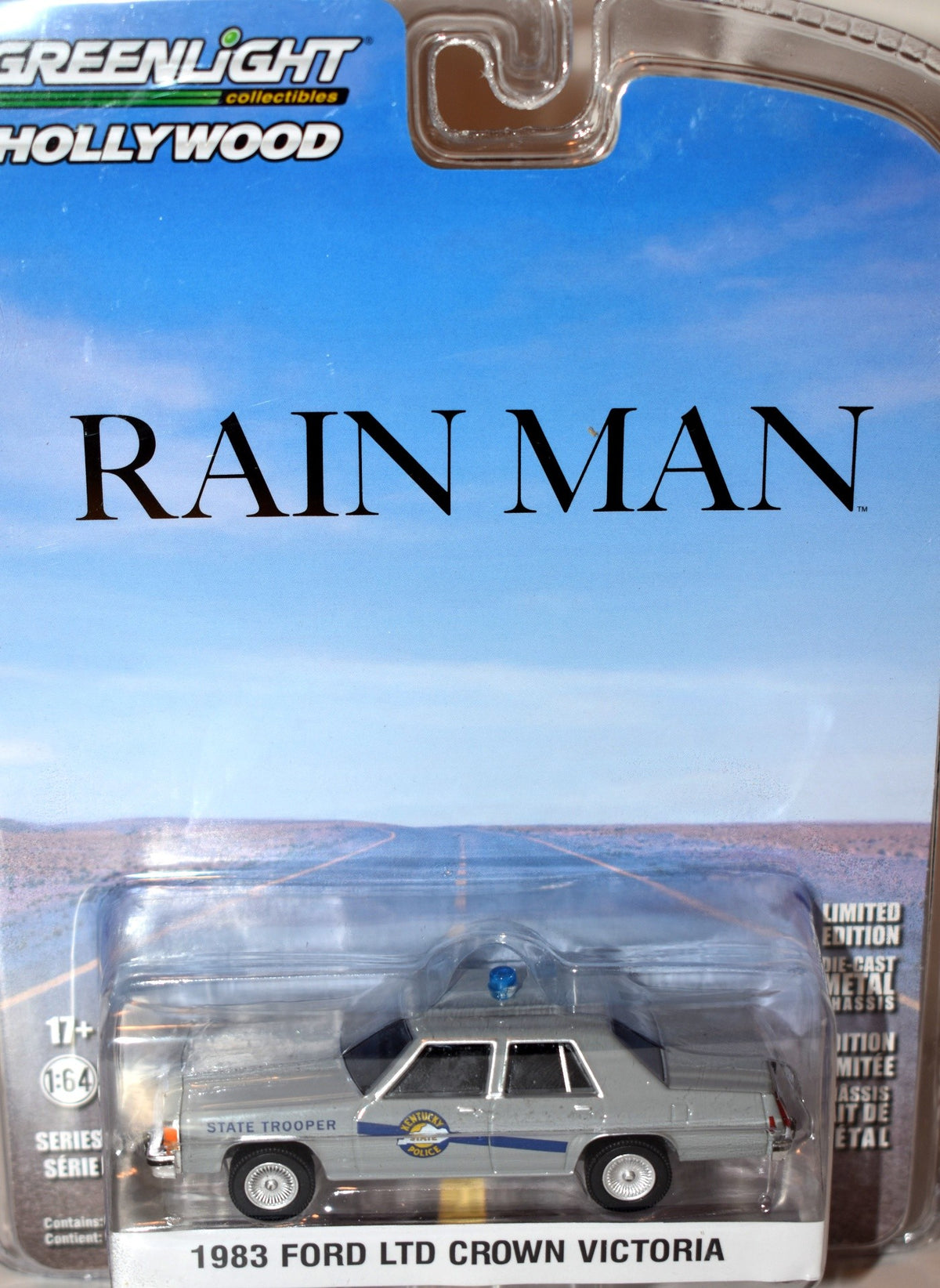 Greenlight Hollywood - Rainman - 1983 Ford LTD Crown Victoria Kentucky State Police Trooper Car