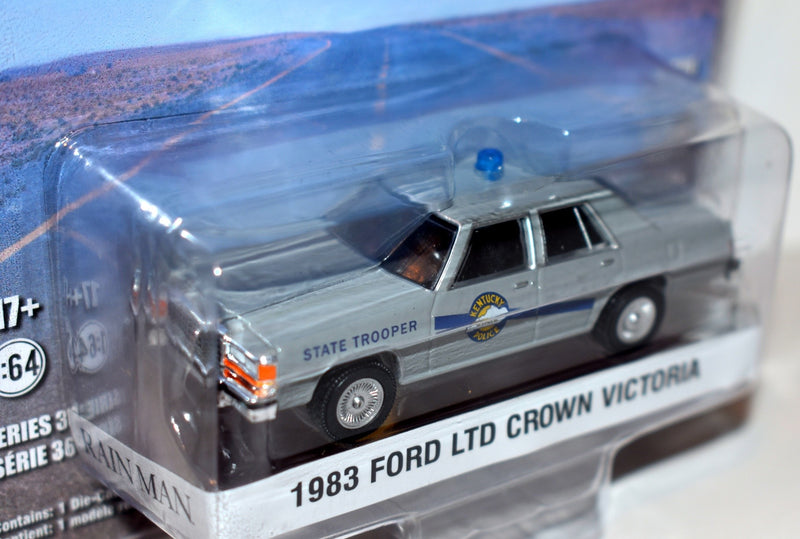 Greenlight Hollywood - Rainman - 1983 Ford LTD Crown Victoria Kentucky State Police Trooper Car