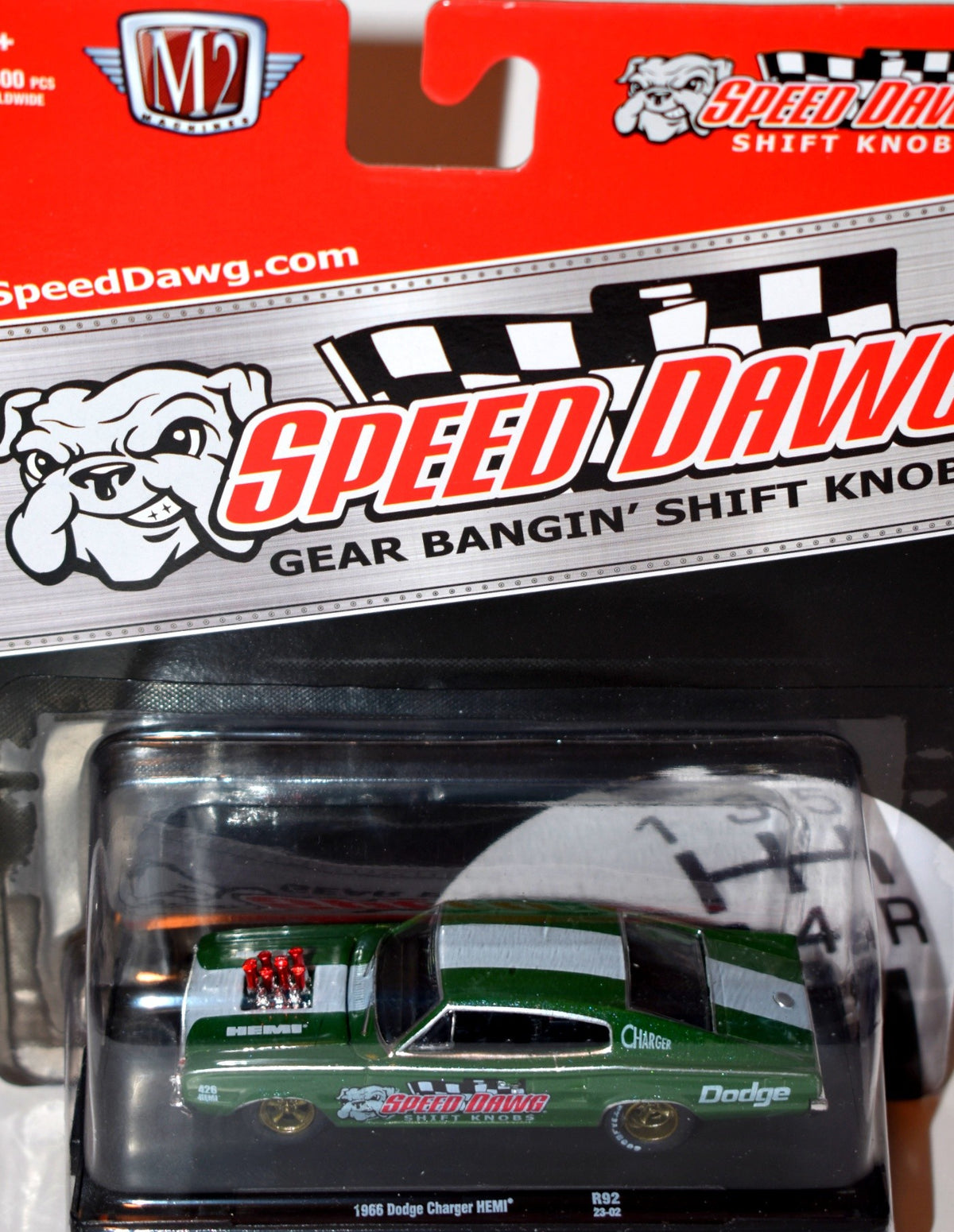 M2 Machines Drivers - Speed Dawg Shift Knobs - 1966 Dodge Charger Hemi