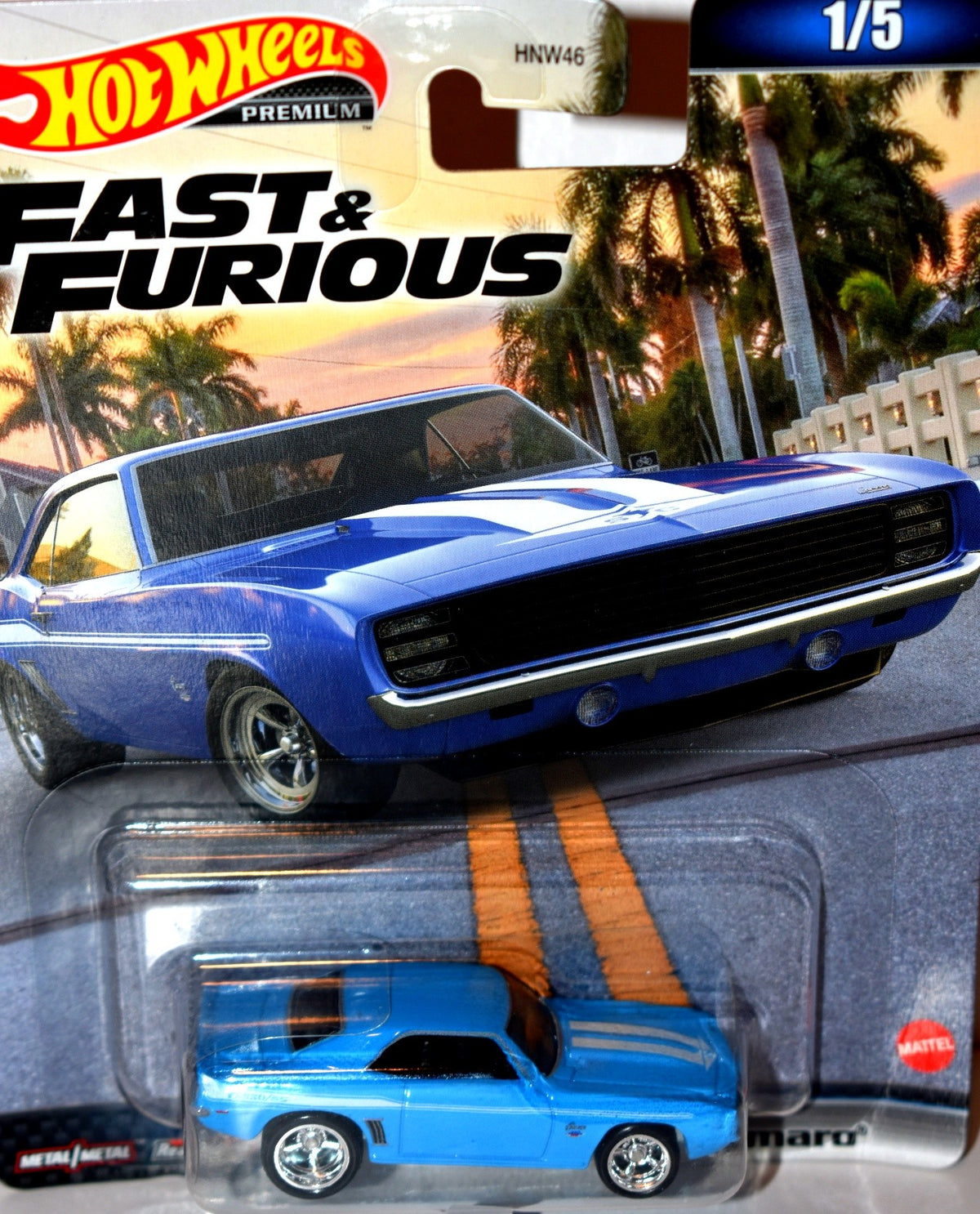 Hot Wheels Premium  Fast & Furious   1969 Chevrolet Camaro Yenko S/C