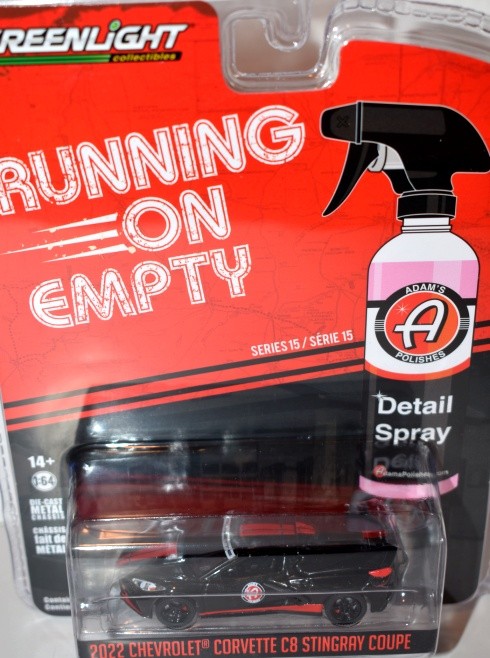 Greenlight - Running on Empty -  Adams Polishes - 2022 Chevrolet C8 Corvette Stingray Coupe