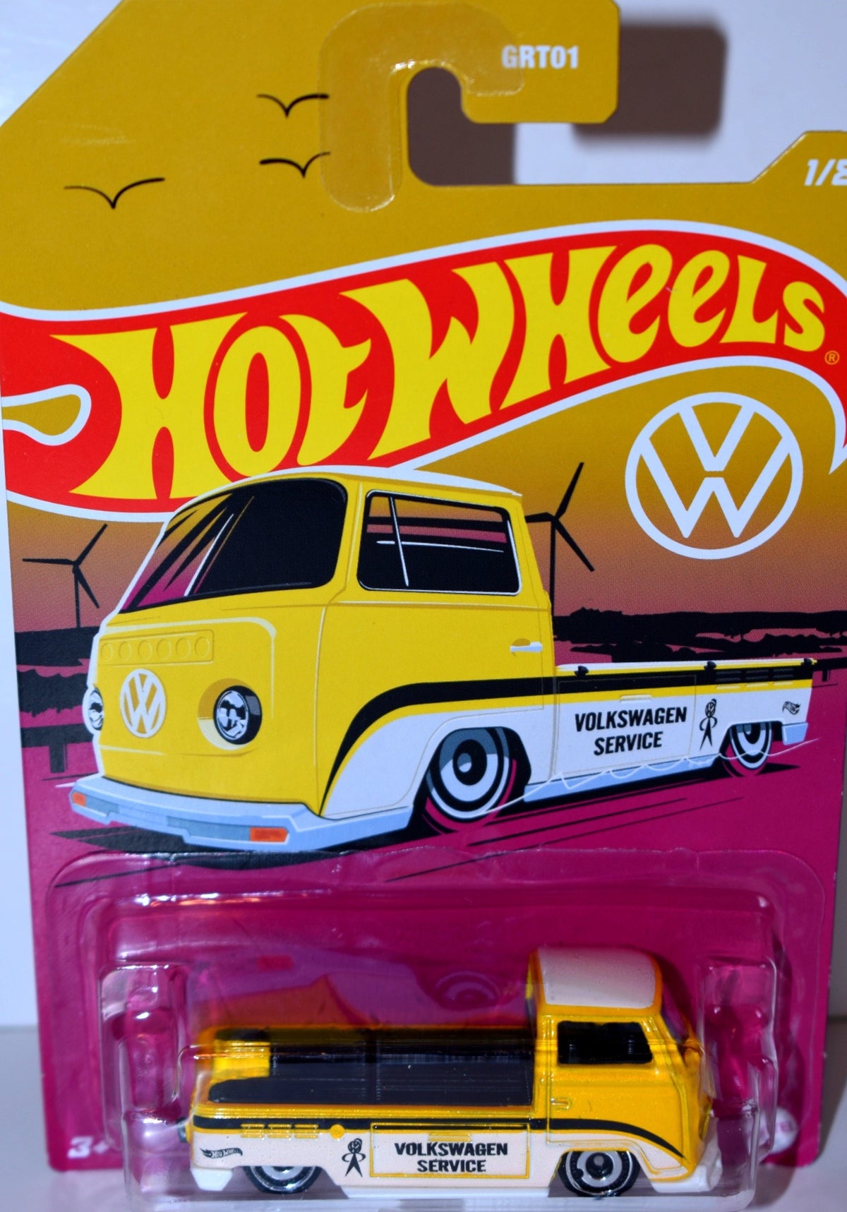 Hot Wheels VW Set - Volkswagen Service T2 Pickup Truck