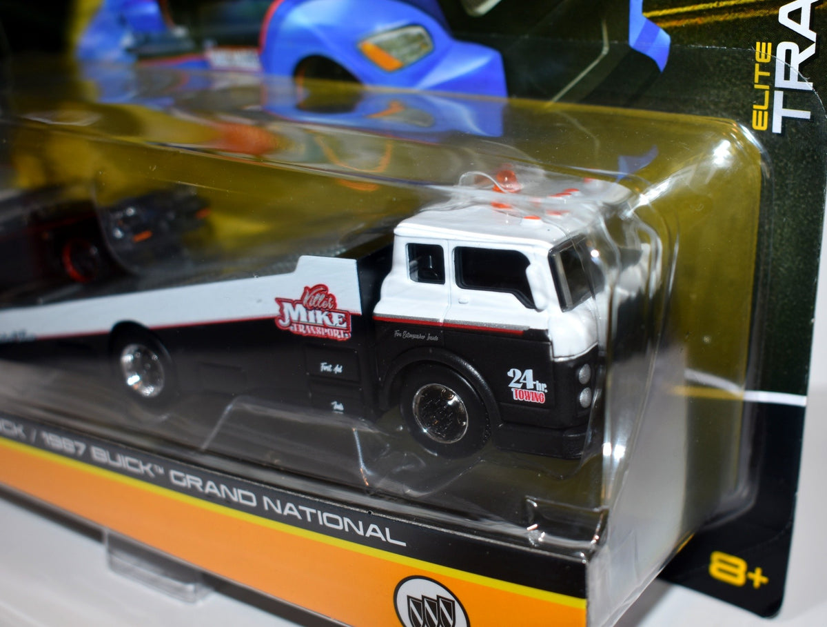 Maisto - Elite Transport - 1987 Buick  Grand National Regal  and  Ramp Truck set - Killer Mike Transport