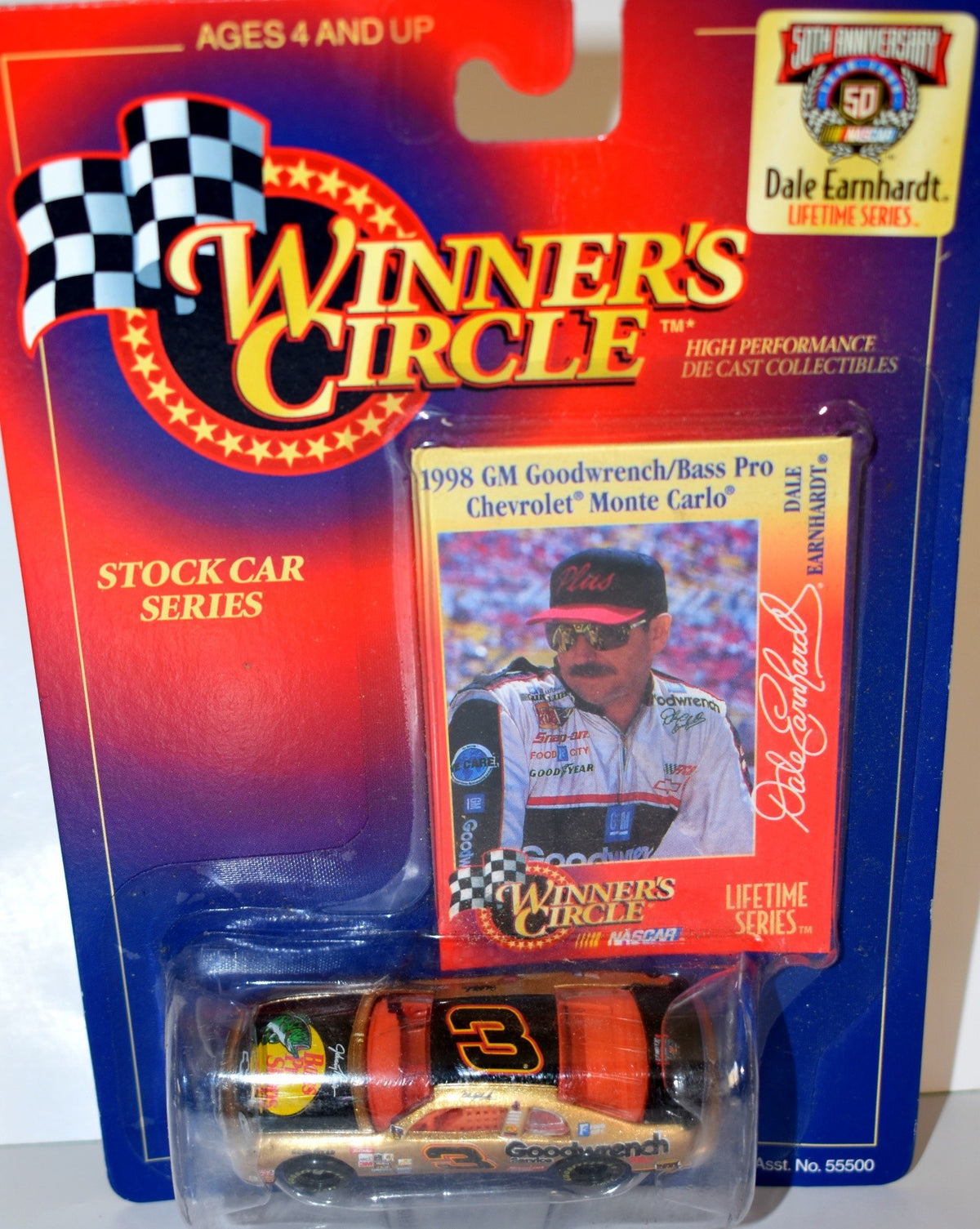 Winners Circle -  Dale Earnhardt Lifetime series - Bass Pro Shops Chevy Monte Carlo Stock Car