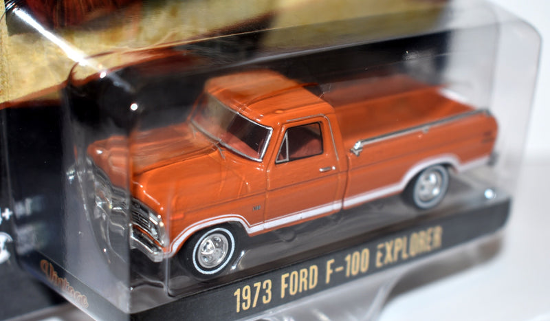 Greenlight Vintage Auto Ads - 1973 Ford F-100 Explorer Pickup Truck