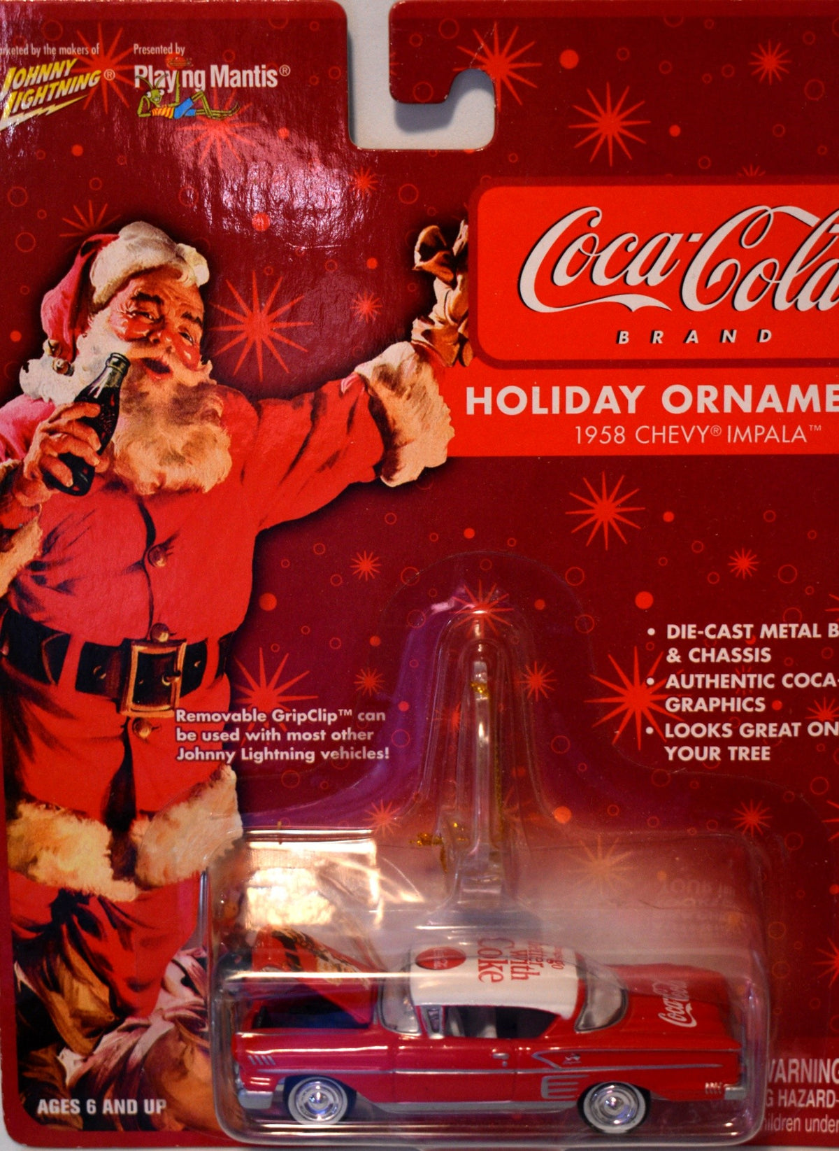 Johnny Lightning Coca-Cola Santa Series - 1958 Chevrolet Impala