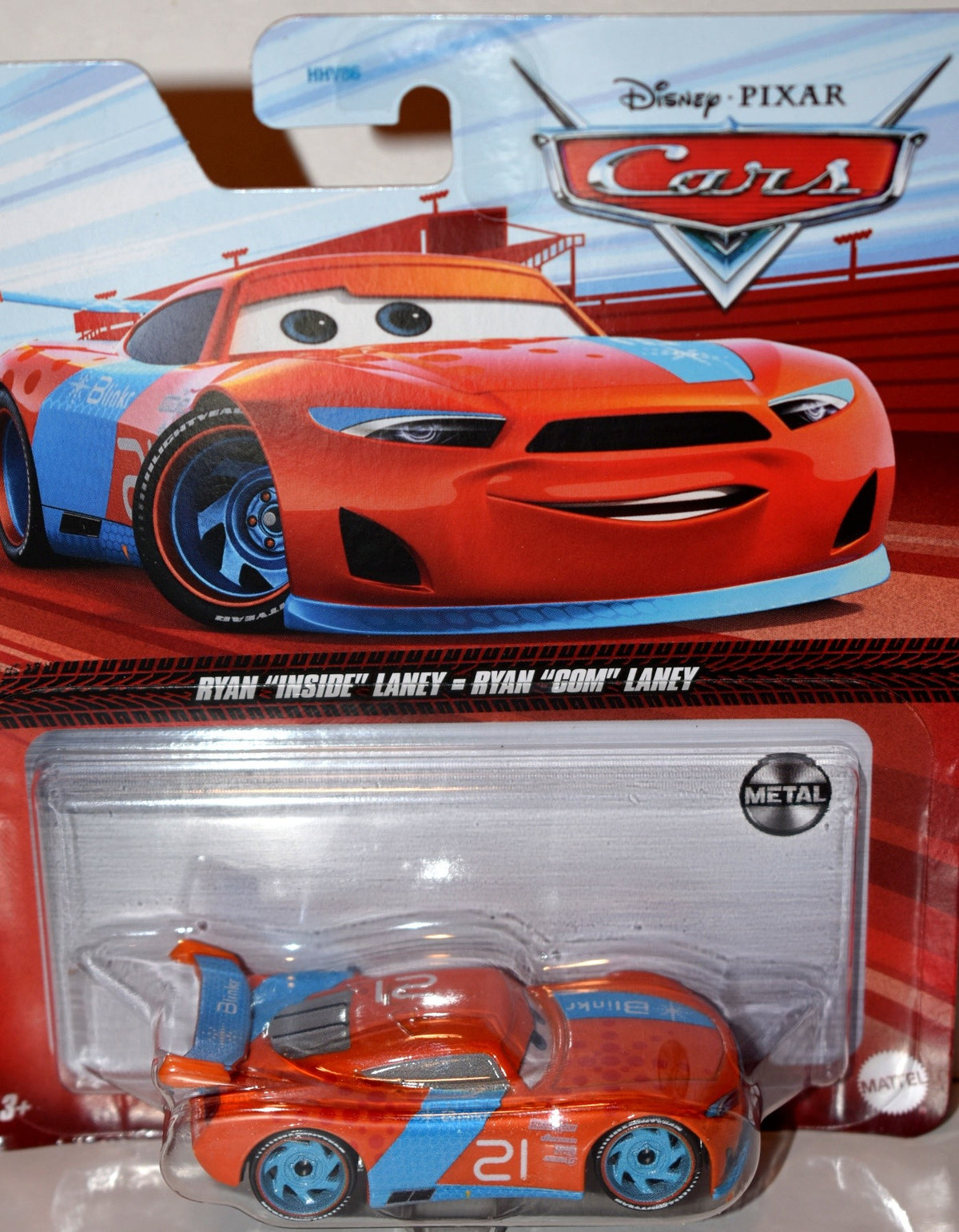 Disney CARS -  Ryan "Inside" Laney - Ryan Blaney Ford Mustang