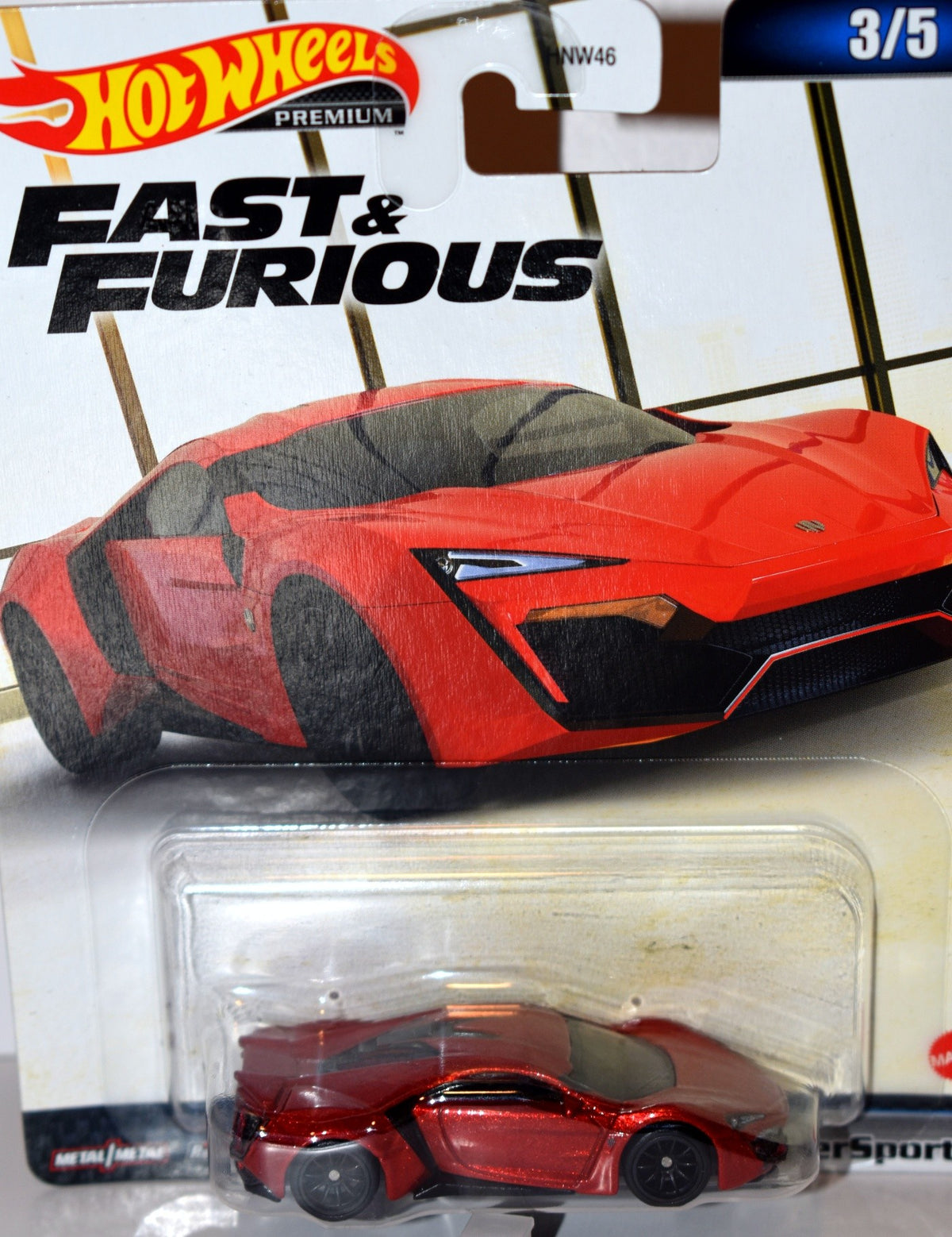 Hot Wheels Premium  Fast & Furious W Motors Lykan Supercar
