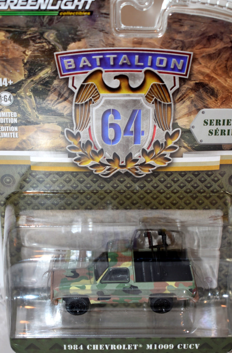 Greenlight - Battalion 64 - 1984 Chevrolet M1009 CUCV with Machine Guns