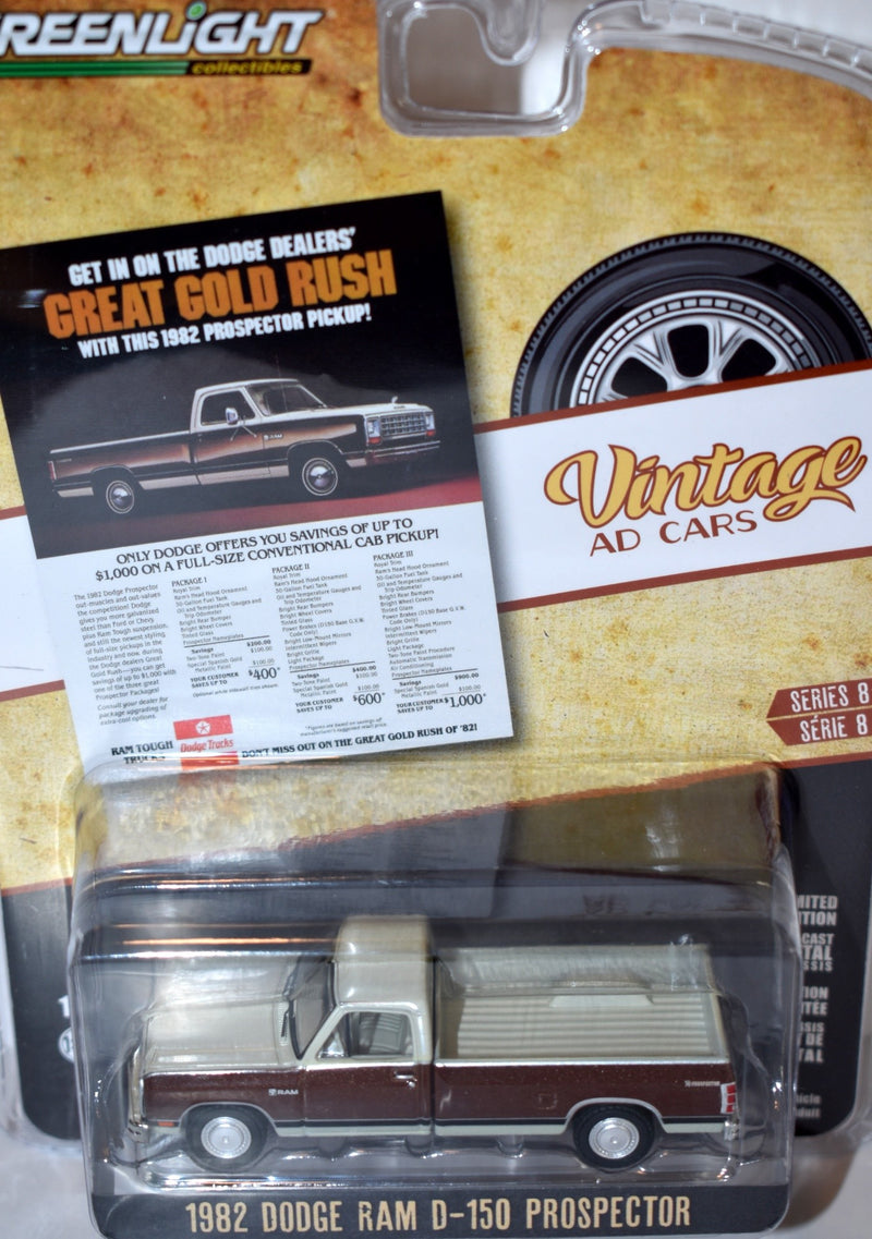 Greenlight Vintage Auto Ads - 1982 Dodge RAM D-150 Prospector