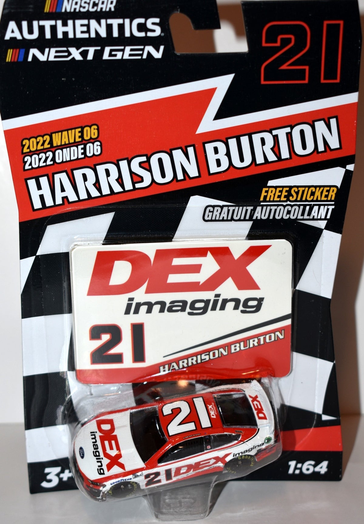 Lionel NASCAR Authentics - Harrison Burton DEX Imaging Wood Brothers Ford Mustang
