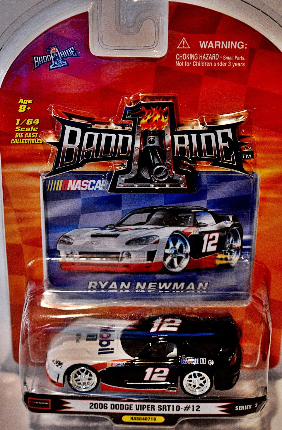 1 Badd Ride NASCAR Series -  Ryan Newman Mobil 1 Dodge Viper SRT10