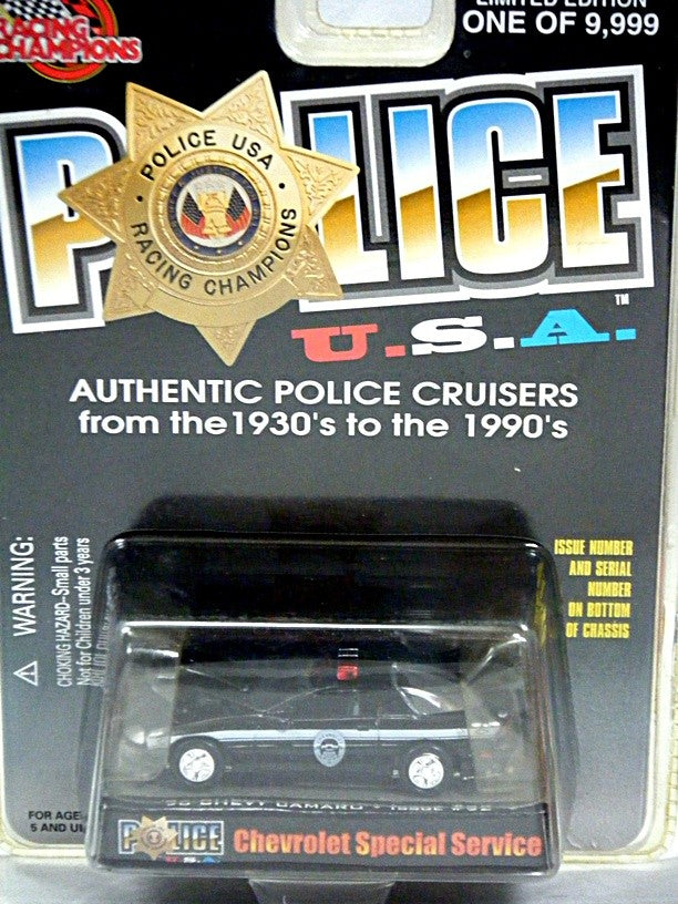 Racing Champions Police USA Series - Chevrolet Camaro Special Service Police Car