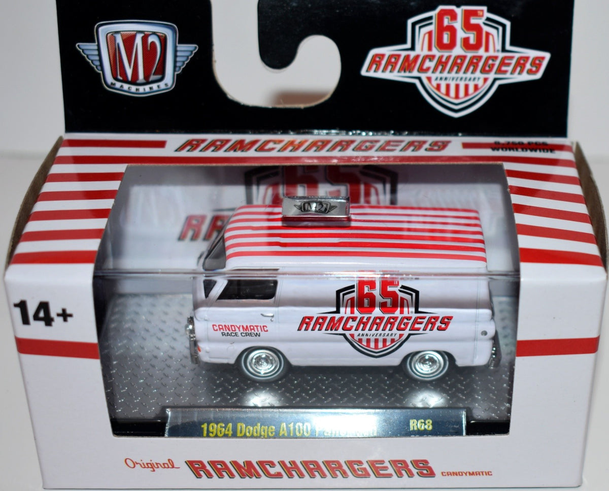 M2 Machines Auto-Thentics -  Ramchargers 65th Anniversary 1964 Dodge A100 Panel Van