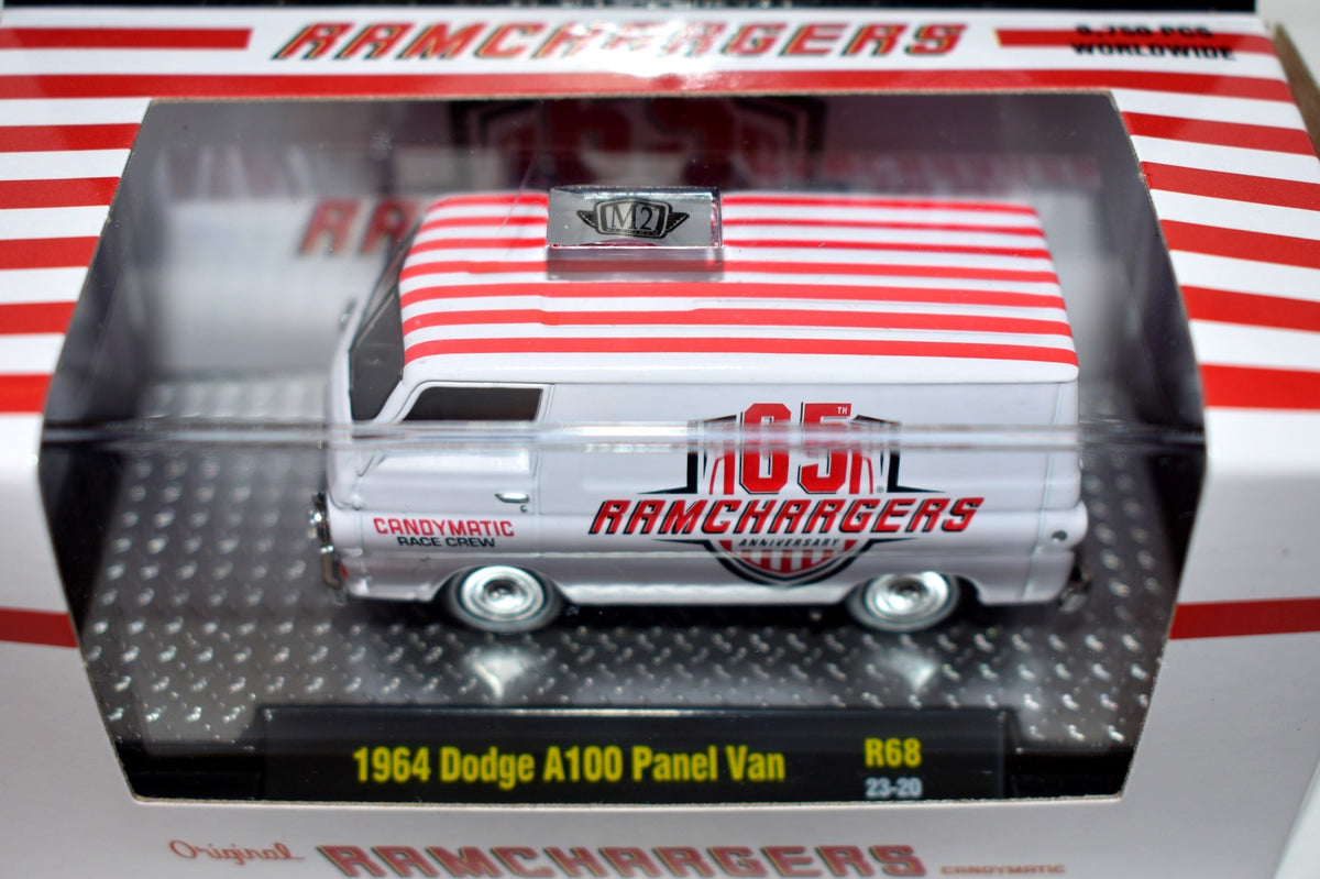 M2 Machines Auto-Thentics -  Ramchargers 65th Anniversary 1964 Dodge A100 Panel Van