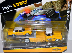 Maisto Elite Transports - 1987 Chevrolet Caprice Lowrider and 1957 Chevy Flatbed