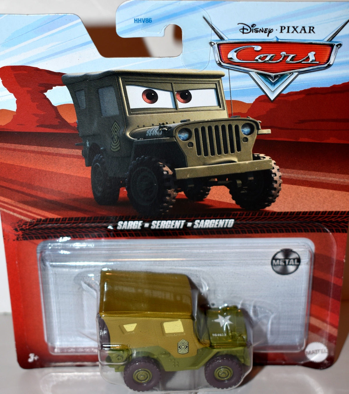 Disney CARS -  Sarge - Military Jeep