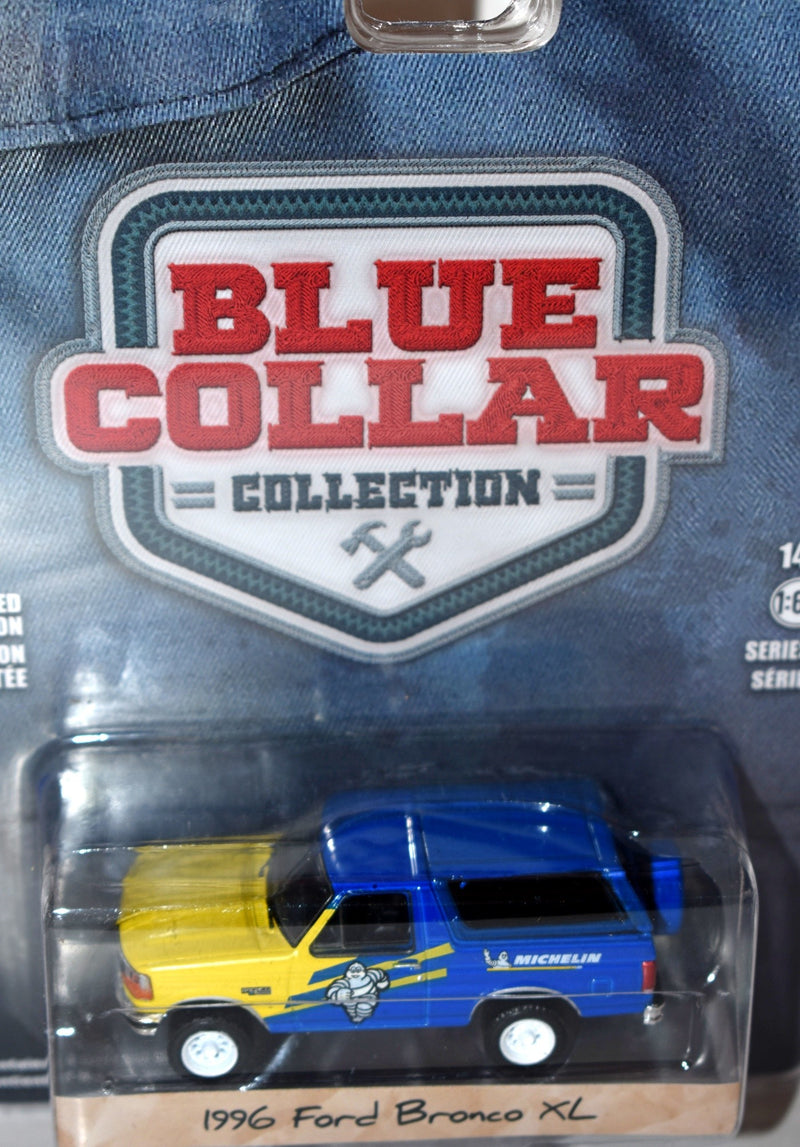 Greenlight - Blue Collar - Michelin 1996 Ford Bronco XL Shop Truck