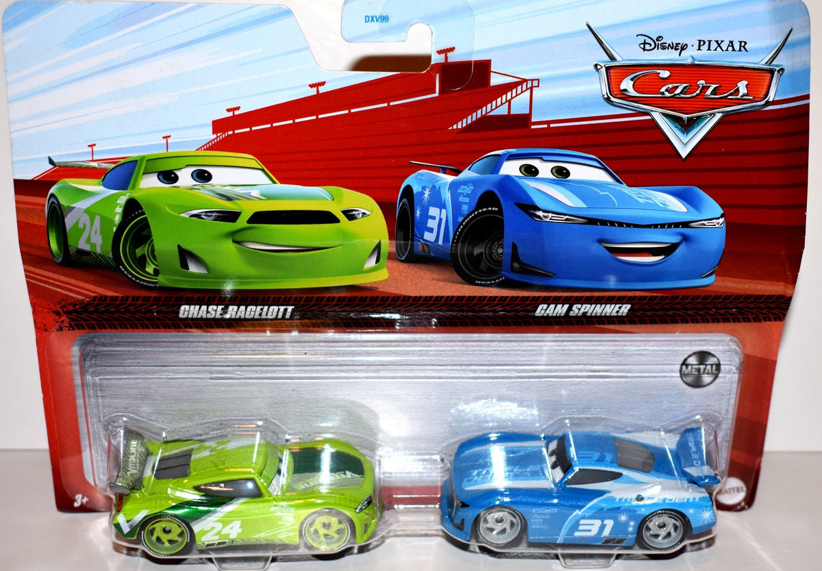 Disney CARS -  NASCAR Set - Chase Racelott and Cam Spinner