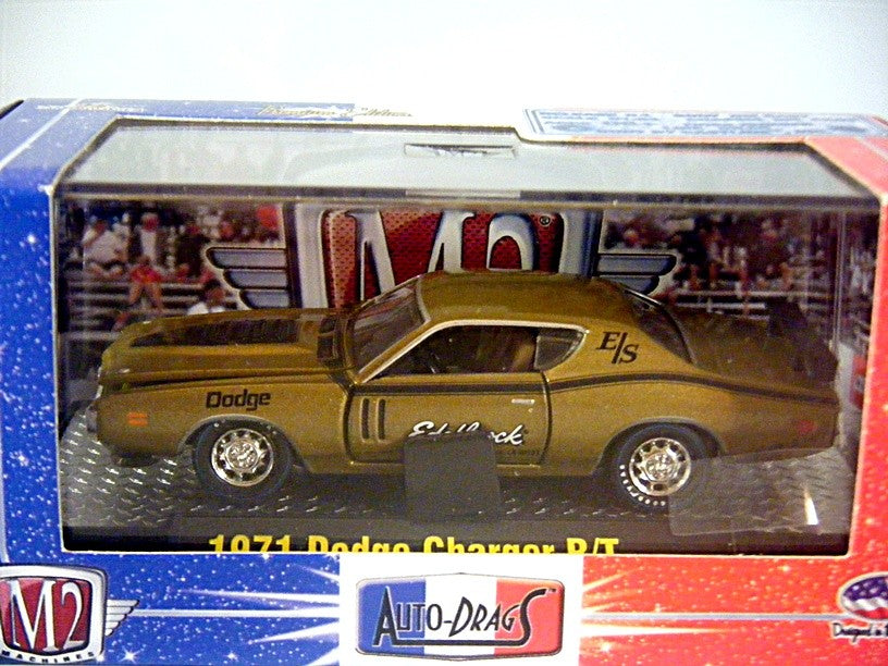 M2 Machines Auto Drags - 1971 Dodge Charger R/T Edelbrock NHRA Race Car
