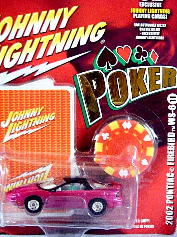 Johnny Lightning Poker - 2002 Pontiac Firebird WS-6