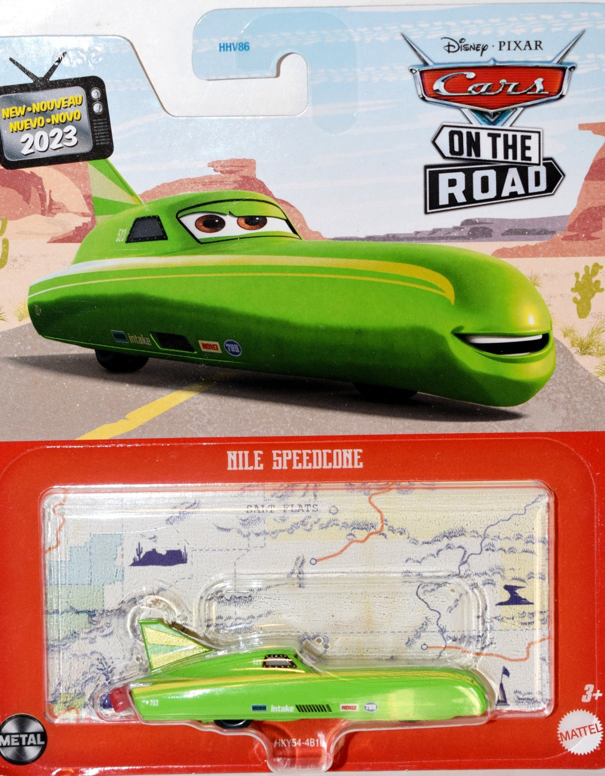 Disney Cars - Nile Speedcone Land Speed Salt Flats Racer