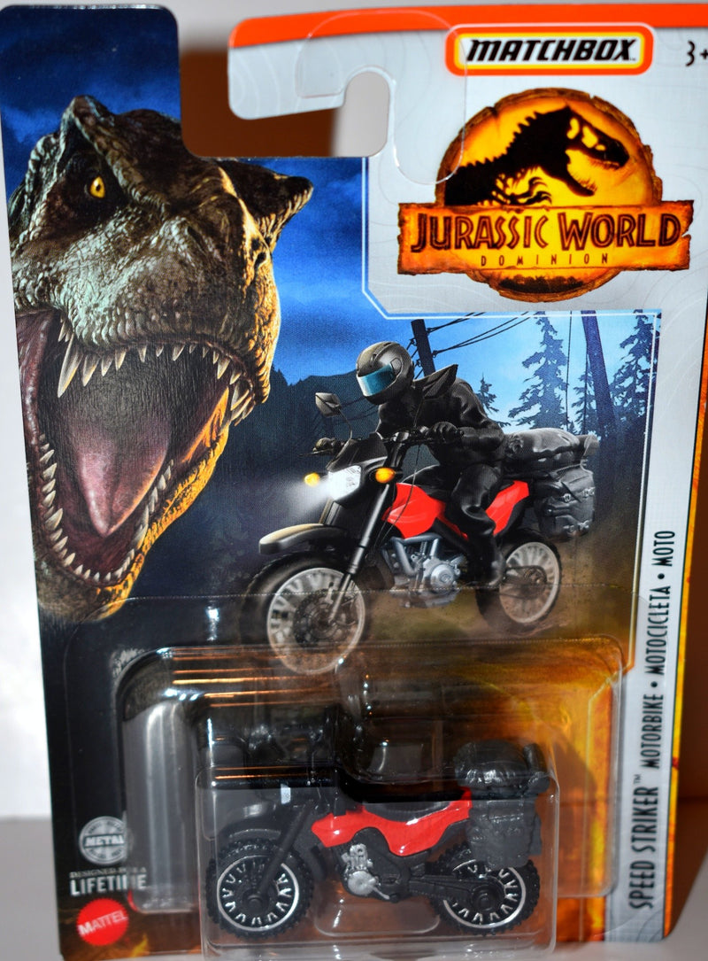 Matchbox Jurassic World - Speed Striker Motorcycle