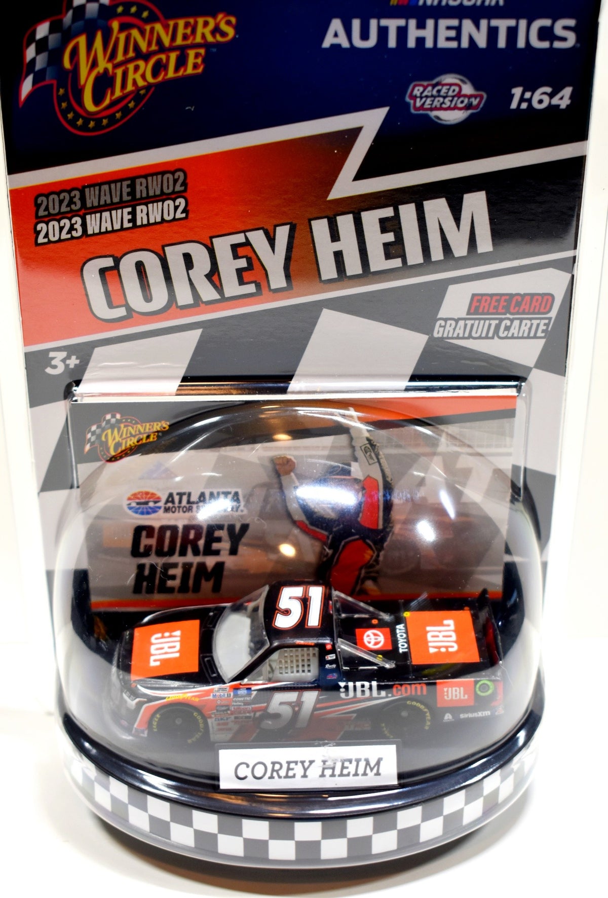 Winners Circle - NASCAR Authentics: Corey Heim JBL Toyota Tundra Craftsman Series Race Truck