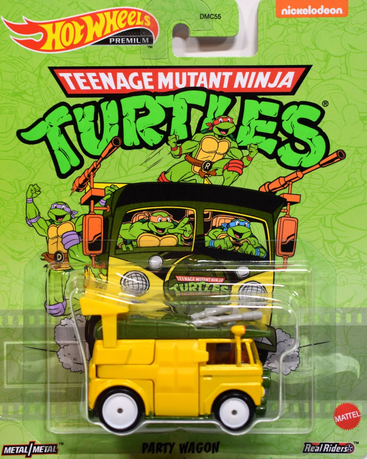Hot Wheels Premium - Teenage Mutant Ninja Turtles - VW Van Party Wagon