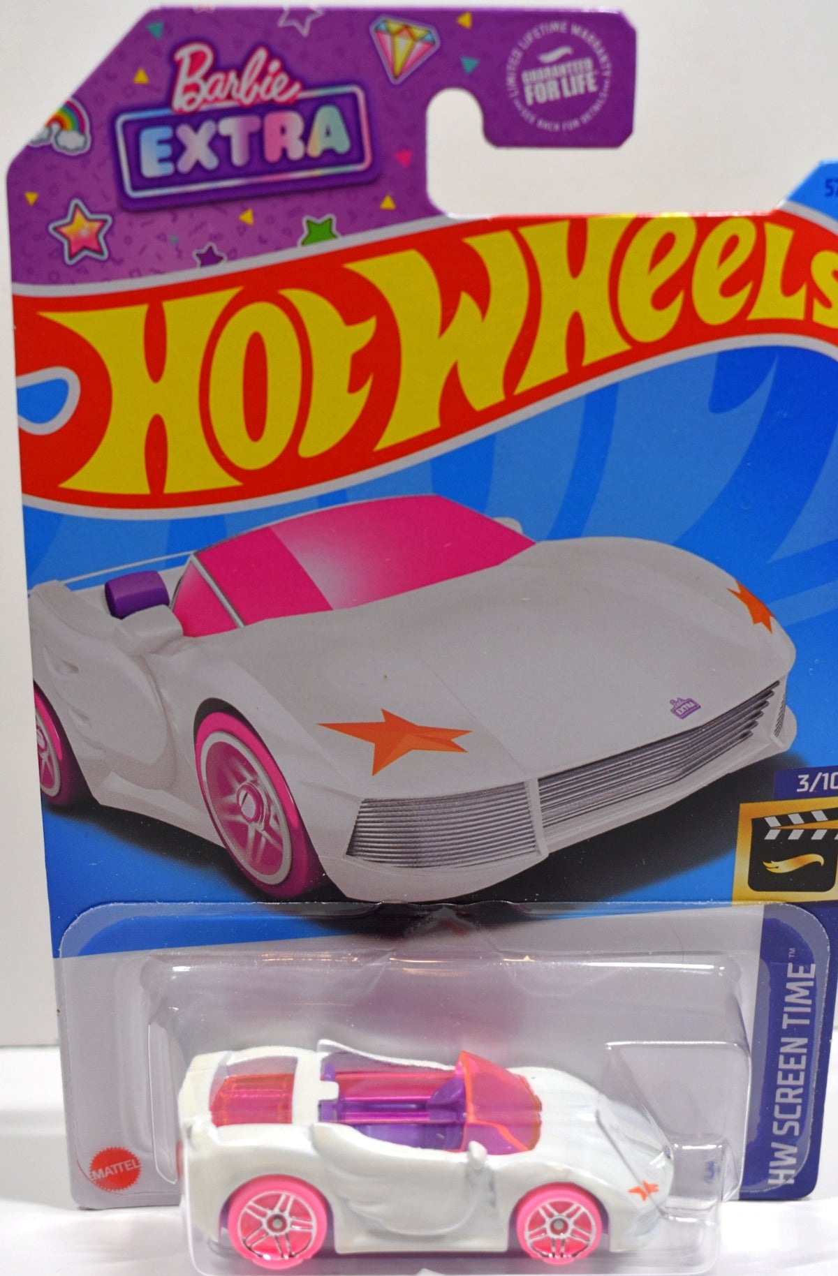 Hot Wheels -  "Tooned" Barbie Extra Supercar