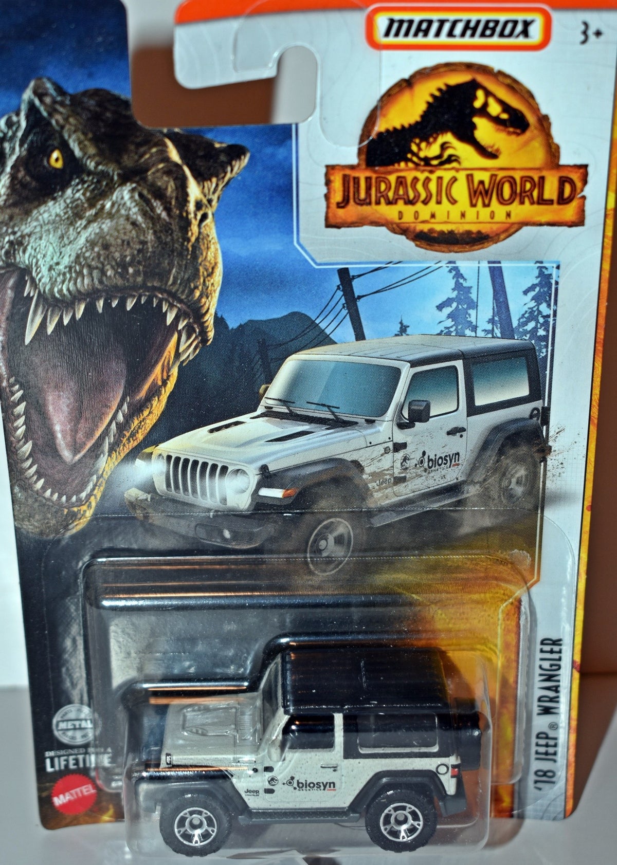 Matchbox Jurassic World - 2018 Jeep Wrangler