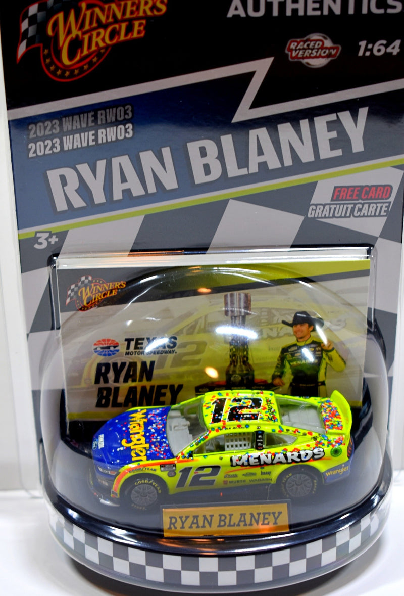 Winners Circle - NASCAR Authentics: Ryan Blaney Wrangler Menards Ford Mustang