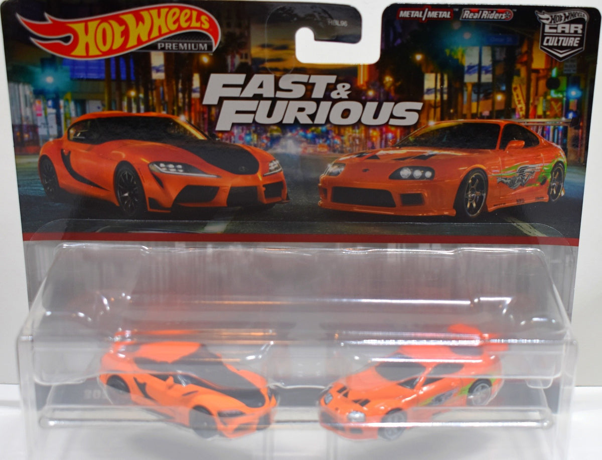 Hot Wheels Premium - Fast and Furious - Toyota Supra Set