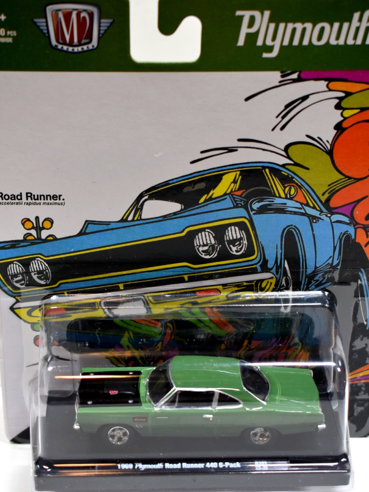 M2 Machines 1969 Plymouth Road Runner 440 6-Pack