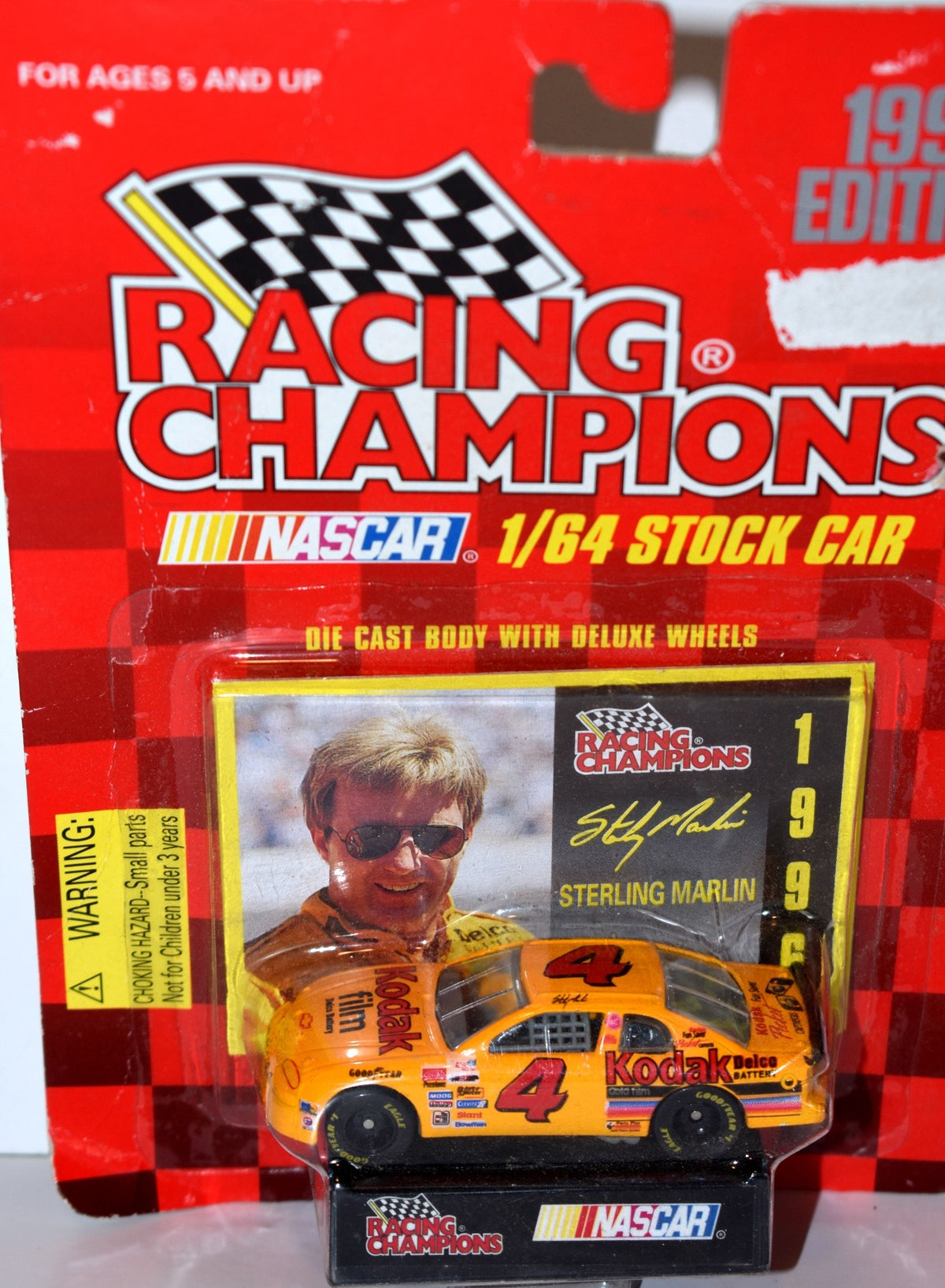 Racing Champions NASCAR 1996 Edition Sterling Marlon Kodak Chevy Monte Carlo