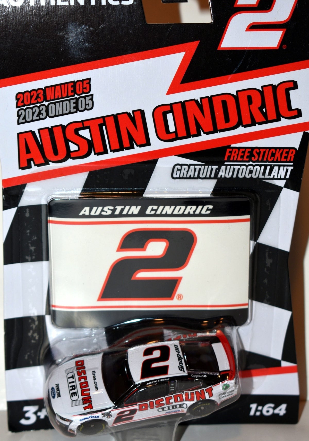 NASCAR Authentics - Austin Cindric  Discount Tire Ford Mustang