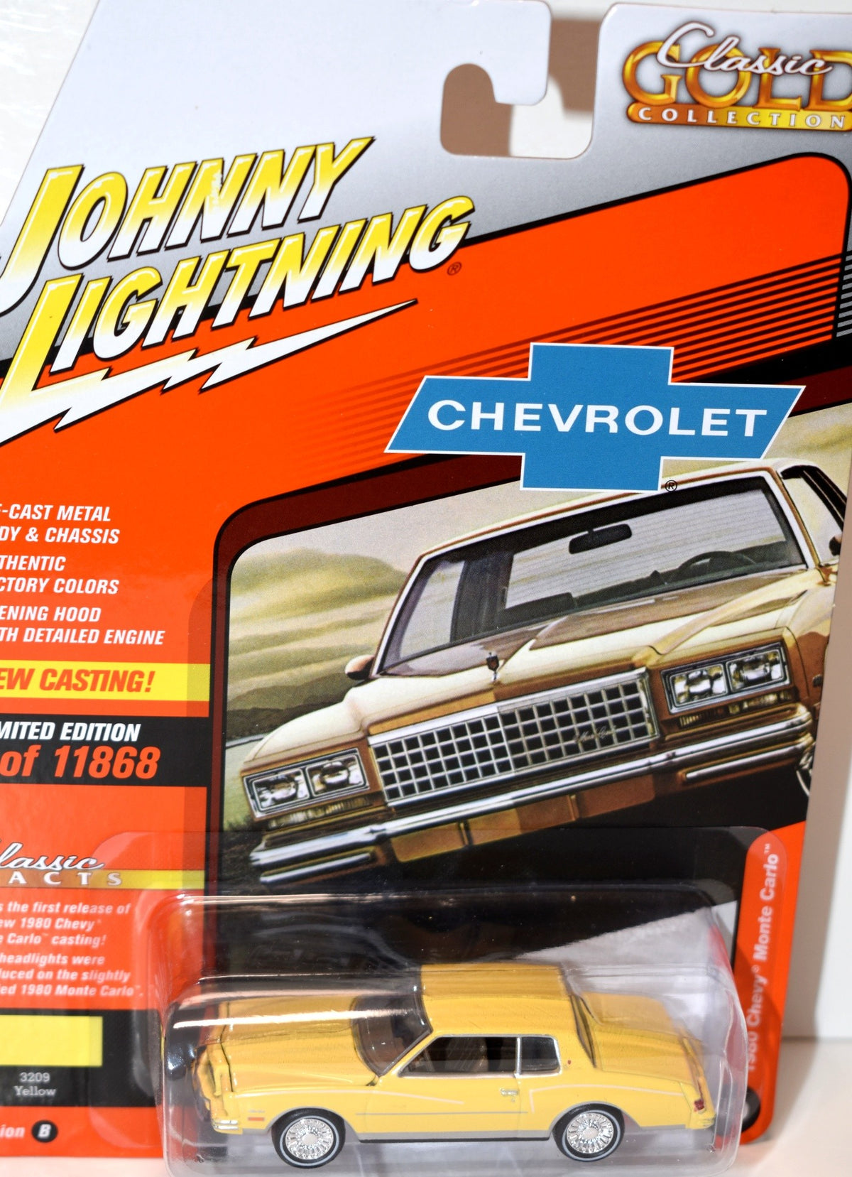 Johnny Lightning Classic Gold - 1980 Chevrolet Monte Carlo