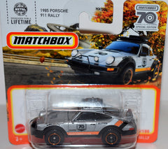 Matchbox 70th Anniversary Special Edition Short Card - 1985 Porsche 911 Rally