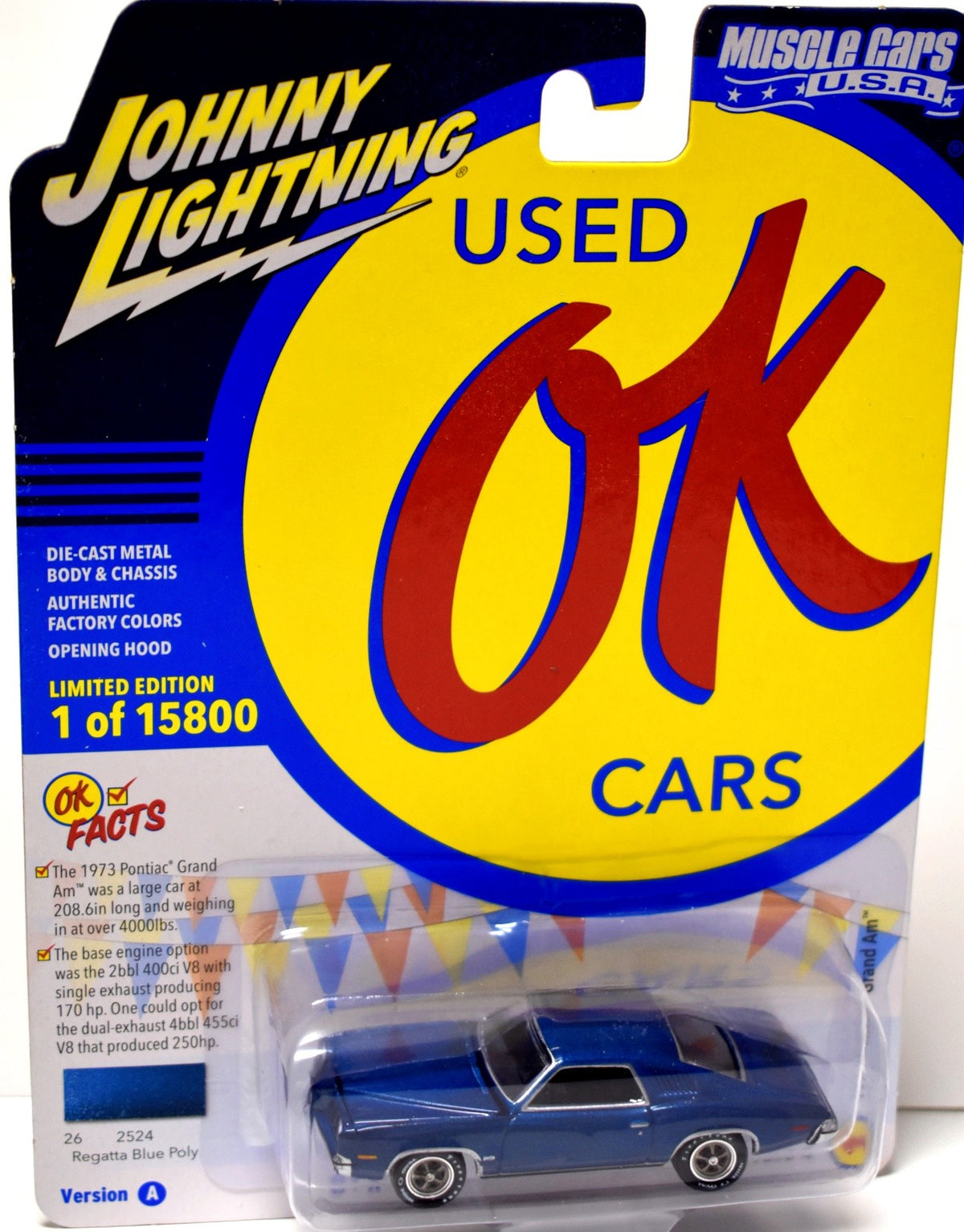 Johnny Lightning Muscle Cars USA - 1973 Pontiac Grand Am