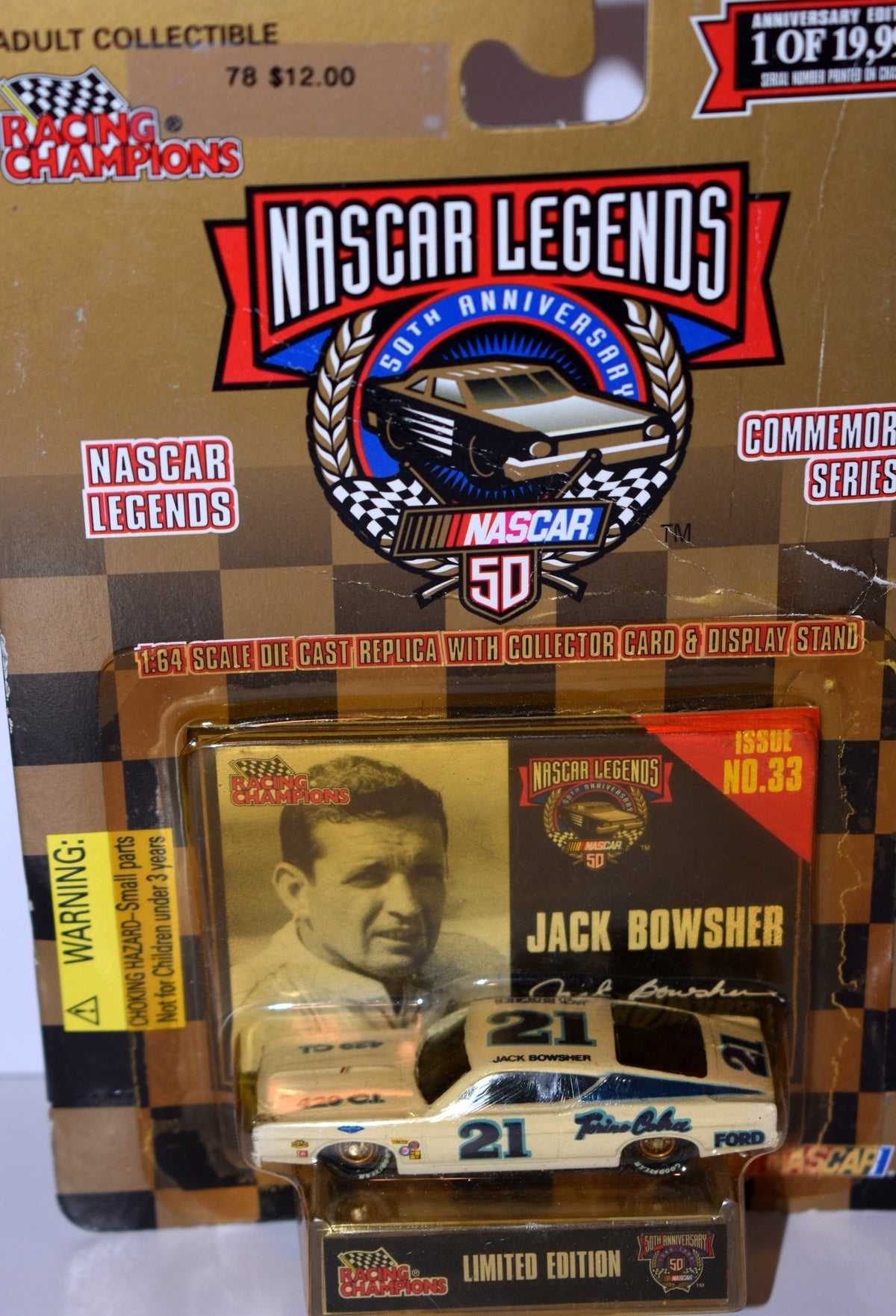 Racing Champions - NASCAR - 50th Anniversary Series - Jack Bowser 1969 Ford Torino Talladega
