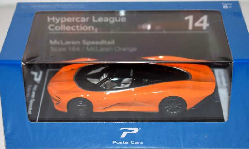 KiNSMART PosterCars - Hypercar League Collection - McLaren Speedtail