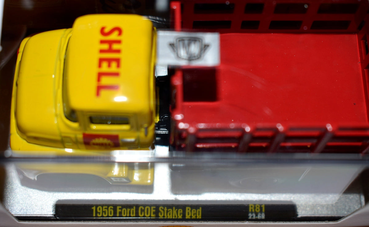 M2 Machines Auto-Thentics -  Shell Oil 1956 Ford COE Stake Bed