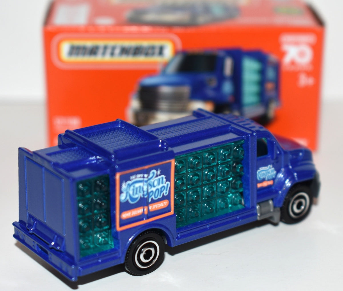 Matchbox Power Grabs - Aqua King - Beverage Delivery Truck