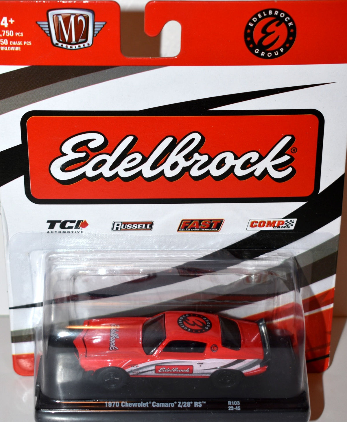 M2 Machines Drivers - 1970 Split Bumper Chevy Camaro Z/28 RS - Edelbrock