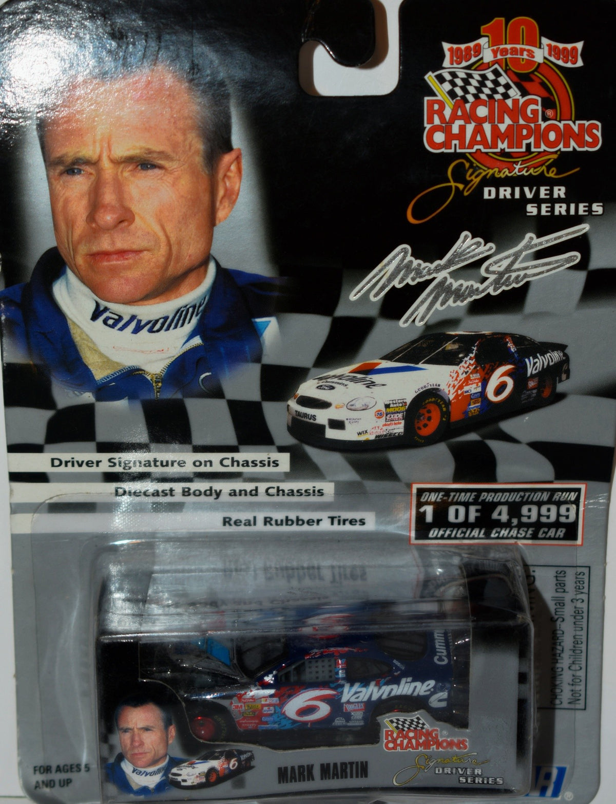 Racing Champions NASCAR CHASE Car - Mark Martin Vavoline Ford Taurus