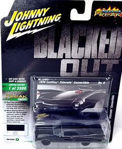 Johnny Lightning Street Freaks - Blacked Out - 1959 Cadillac Eldorado Convertible
